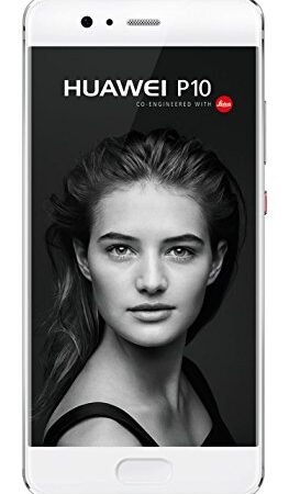 Huawei P10 - Smartphone libre de (5.1", 4G, 64 GB, 4 GB de RAM, 20 MP / 8 MP, Android 7), color Plata