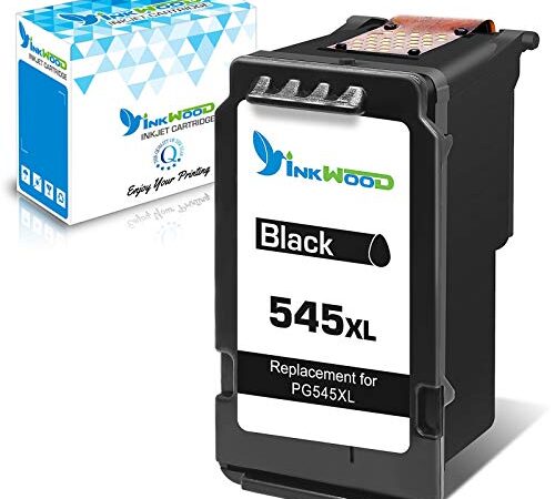 Inkwood PG-545XL Cartucho de Tinta para Cartucho Canon 545 XL,Tinta Canon 545 Negro,para Canon Pixma TS3350 TS3151 TR4550 TS3450 TS3151 TS3150 MX495 Tinta MG2950 MG2550 MG2550S iP2850 MX490 MG2450