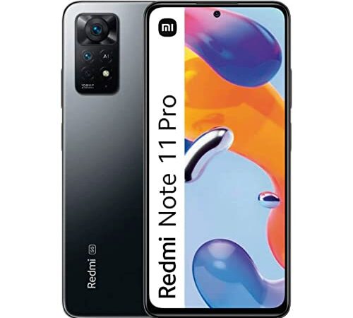 Smartphone Xiaomi Redmi Note 11 Pro 8GB/ 128GB/ 6.67'/ Gris Grafito