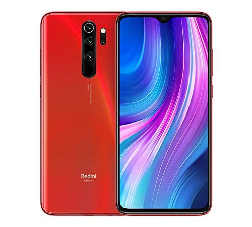 Xiaomi Redmi Note 8 Pro Teléfono 6GB RAM + 128GB ROM, Pantalla Completa de 6.53”, CPU MTK Helio G90T Octa-Core, 20MP Frontal y 64MP AI Cuatro Cámara Trasera Móviles Versión Global (Naranja)