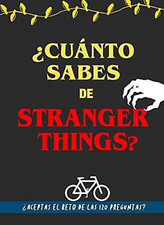 ¿Cuánto sabes de Stranger Things?: ¿Aceptas el reto? Libro de Strangers Things para fans. Libro de Strangers Things en español. Libro de preguntas. ... jóvenes. Regalo para fan de Stranger Things