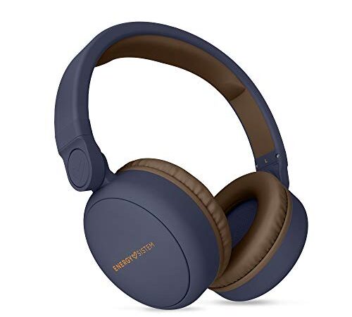 Energy Sistem Headphones 2 - Auriculares con Bluetooth (Over-Ear, Audio-In, Long Battery Life, 180 Plegable) Azul