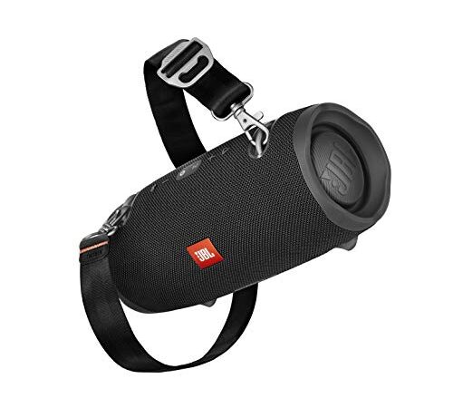 JBL Xtreme 2 - Altavoz Bluetooth portátil resistente al agua (IPX7) con manos libres y radiador de bajos JBL, JBL Connect+, batería 15h, negro