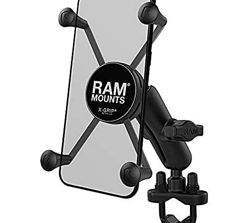 RAM Mount RAM-B-149Z-UN10 - Soporte (Teléfono móvil/smartphone, Motocicleta, Negro, Soporte activo para teléfono móvil, Aluminio, Compuesto, Montaje de abrazadera)