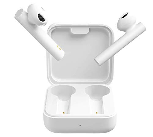 Xiaomi Mi True Wireless Earphones 2 Basic Los nuevos Auriculares Tienen una autonomía de batería más Larga, Sonido, fácil de Combinar, Color Blanco (versión Global)