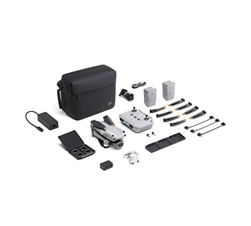 DJI Air 2S Fly More Combo- Drone, 3 Ejes Gimbal con Cámara, Vídeo en 5.4K, Sensor CMOS de 1 pulgada, Detección de obstáculos en 4 direcciones, Transmisión en FHD desde 12 km FCC, MasterShots, Gris