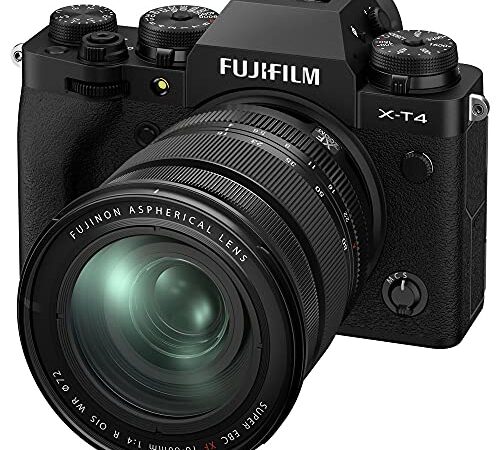 Fujifilm X-T4 - Kit de cámara con objetivo XF16-80/4, Color Negro