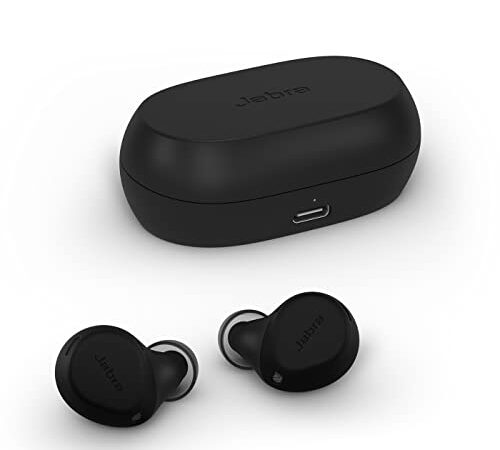 Jabra Elite 7 Active In-Ear Bluetooth - Auriculares deportivos inalámbricos True Wireless con Jabra ShakeGrip para un mejor ajuste activo, Cancelación activa del ruido ajustable, Negro