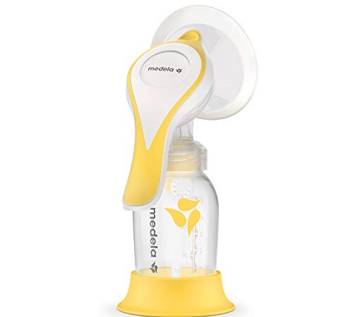 Medela Extractor de leche manual Harmony - Diseño suizo compacto con embudos PersonalFit Flex y tecnología Medela 2-Phase Expression