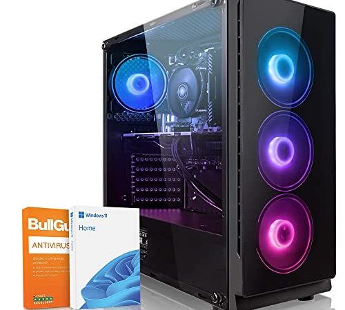 PC Gaming - Megaport Ordenador Gaming PC AMD Ryzen 7 5700X 8X 4.60GHz Turbo • Windows 11 • Nvidia GeForce RTX3060 12GB • 16GB 3200 MHz DDR4 • 1000GB M.2 SSD • WiFi • Ordenador