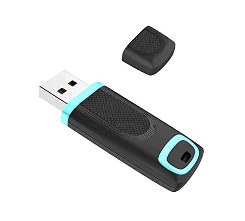 Pendrive 128 GB 3.0 Alta Velocidad, Vansuny Memorias USB 3.0 128 GB, Flash Drive 128GB con indicador LED y Tapa