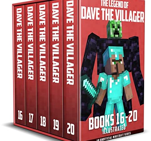 The Legend of Dave the Villager Books 16–20: a collection of unofficial Minecraft books (Dave the Villager Collections Book 4) (English Edition)