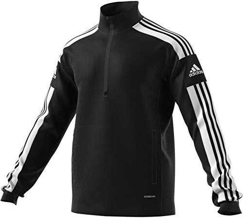 adidas SQ21 TR Top Pullover, Mens, Black/White, L