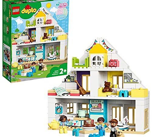 LEGO 10929 Duplo Casa de Juegos Modular 3 en 1 , Casita de Muñecas, Set con Animales de Juguete para Niños y Niñas a Partir de 2 Años