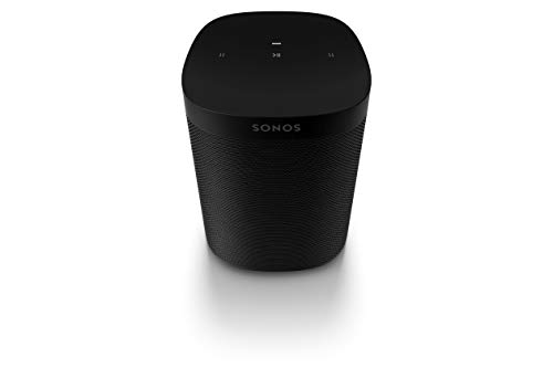 Sonos | One SL Altavoz Inteligente Sin Micrófonos, Multiroom y Streaming WiFi, Control App Sonos Controller, Compatible iOS AirPlay 2, Negro