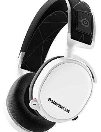 SteelSeries Arctis 7 - Auriculares De Juego - Inalámbricos Sin Pérdidas - Dts Headphone: X V2.0 Surround - Para PC, Playstation 5 y PlayStation 4 - Blanco