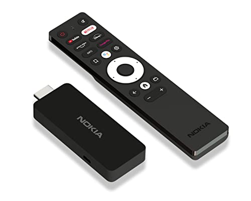 Nokia Streaming Stick 800 - Android TV Box (Ultra HD 4K, Chromecast, HDMI, WiFi, USB, Google, Netflix, Prime Video y Disney+)