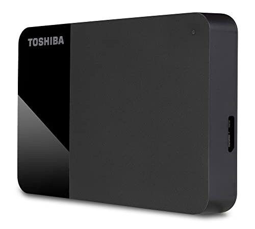 Toshiba 4TB Canvio Ready - Disco Duro Externo Portátil de 2,5 Pulgadas con USB 3.2 Gen 1 de Alta Velocidad, Compatible con Microsoft Windows 7, 8 y 10, Negro (HDTB410EK3AA)